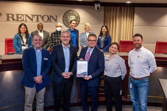 Renton honored by regional council for planning efforts
