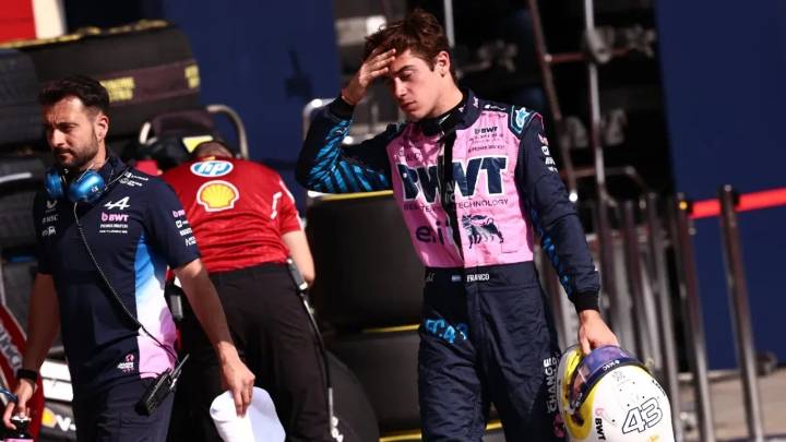 Franco Colapinto larga último en la sprint del GP de Qatar y busca recuperarse...