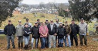 Fairmont veterans group helps prep Maple Grove Cemetery for Wreaths Across America Day