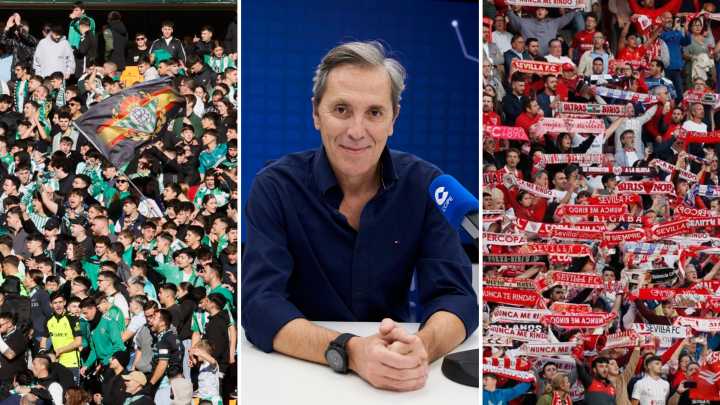 Paco González alucina con los miles de aficionados que fueron a los entrenamientos previos al derbi sevillano: "Una ciudad de locos"