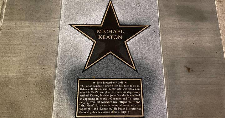 Misspelling fixed on Michael Keaton's Pittsburgh Walk of Fame star