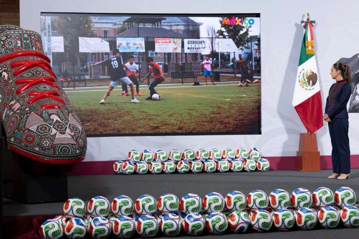 Queremos que el futbol llegue más allá de las canchas: Sheinbaum