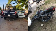 Patrulla de Policía Sin Control Embiste Vehículos Estacionados en Veracruz