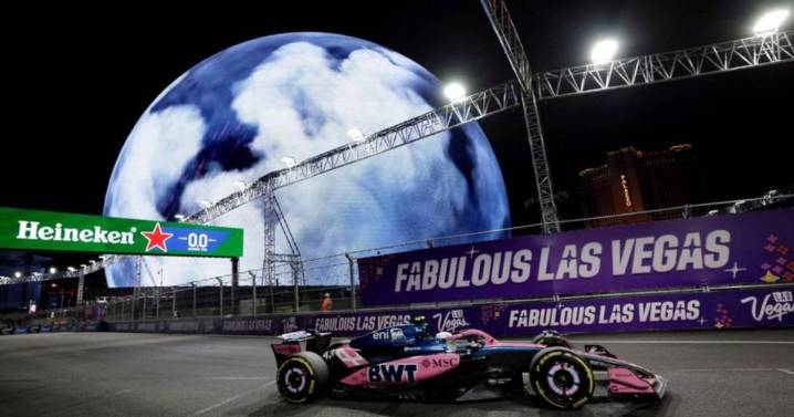 Franco Colapinto mejoró y fue 16° en una FP2 de la Fórmula 1 en Las Vegas que cerró drásticamente