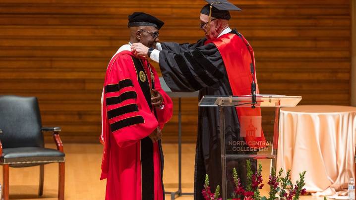 Dr. Abiódún Gòkè-Paríolá installed as 12th president of North Central College