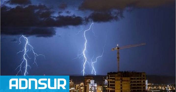 18:30 Alerta por tormentas muy fuertes en un sector de Chubut: podrían caer hasta 30 milímetros