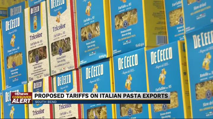 How could the new looming pasta tariffs impact Michiana?