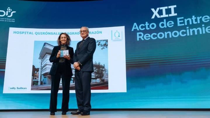 El Hospital Quirónsalud Sagrado Corazón, destacado por la Fundación IDIS en los Reconocimientos QH