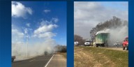 Northeast Nebraska authorities respond to house fire, crash and semi fire on Tuesday