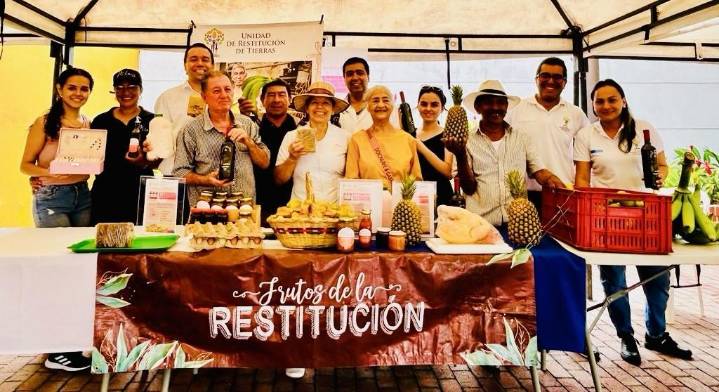 La URT impulsa los productos cosechados en tierras restituidas del Meta