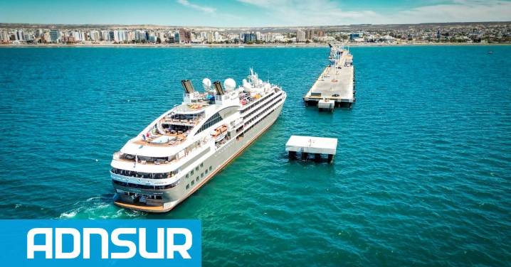 El crucero de lujo L’Austral arribó a Puerto Madryn y refuerza el turismo de cruceros en Chubut