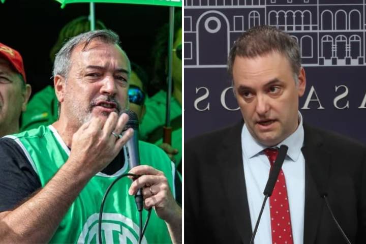 "Suerte con eso". El fuerte cruce entre Adorni y el titular del sindicato que convocó a un paro por la reforma laboral