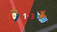 LaLiga EA Sports: Real Sociedad le dio vuelta el partido a Osasuna con un 3