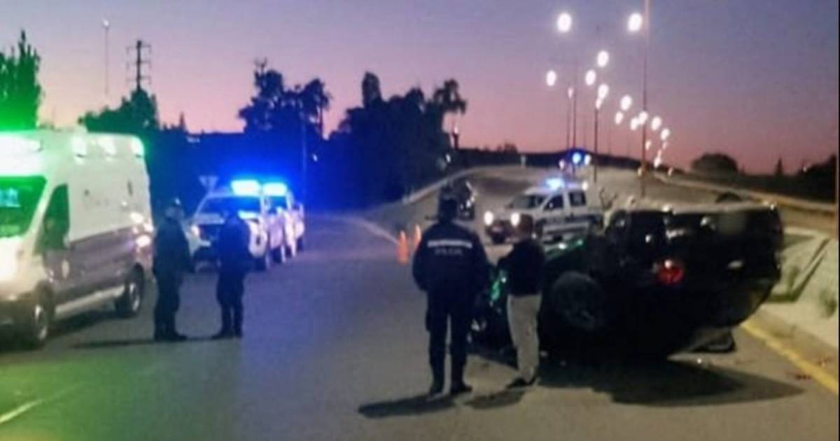 Vuelco a la altura de la planta de Edesal