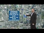 Weekend traffic update for Nov. 8 and Nov. 9