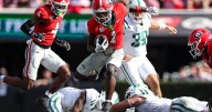 Walker runs for 3 TDs and Frazier adds 2 scoring runs as No. 4 Georgia overwhelms Charlotte 35
