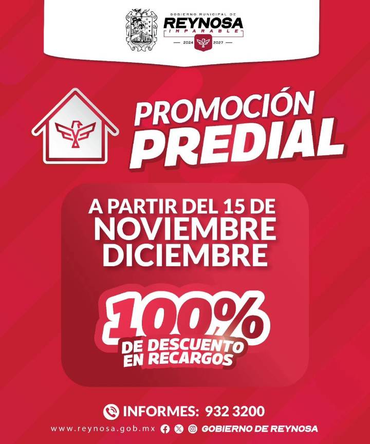 Ofrece Gobierno de Carlos Peña Ortiz descuento de recargos del Predial