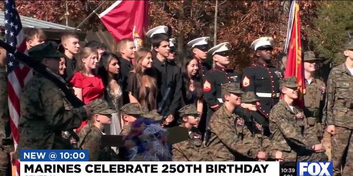Marines celebrate 250th birthday in Central