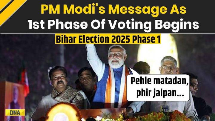 Bihar Election 2025: PM Modi's Message To Bihar Voters As Voting Underway For 121 Seats