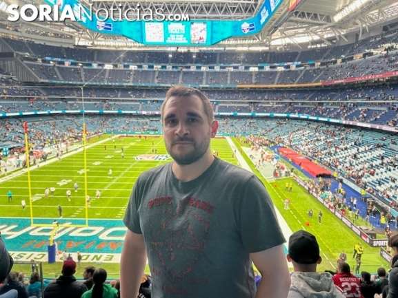 Dos sorianos viven desde dentro el desembarco de la NFL en Madrid