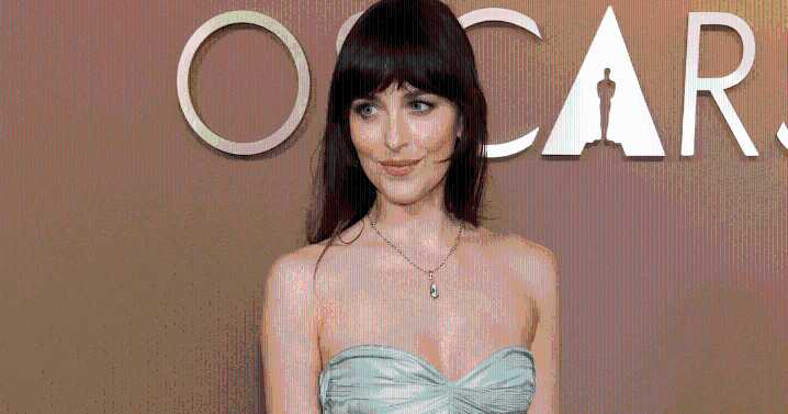 Dakota Johnson Goes Strapless in Flirty Valentino Dress