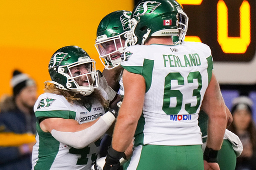 Roughriders force late fumble at goal line, beat Alouettes 25