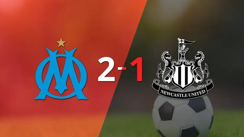 Champions League: Olympique de Marsella se lo dio vuelta a Newcastle United y le ganó 2 a 1