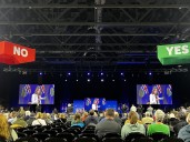 'Free and independent Alberta' question draws loud applause at UCP's annual general meeting