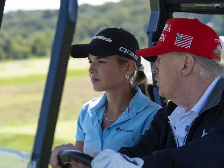 La nieta de Trump debuta en la LPGA y el mundo mira si su swing