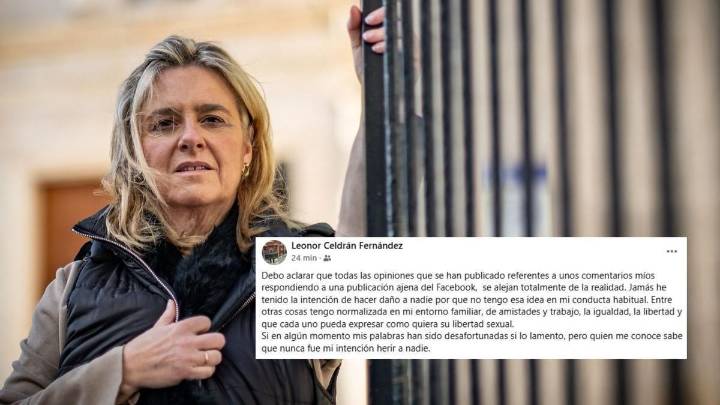 Leonor Celdrán responde tras sus polémicos comentarios homófobos: "Jamás he tenido la intención de hacer daño"