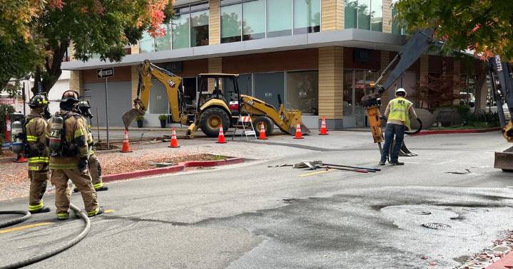 Crews cap gas leak in downtown Los Altos that prompted evacuations