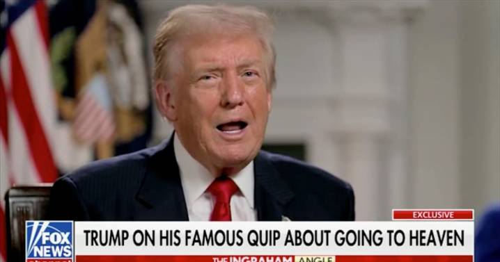 Trump, 79, Still Can’t Be Sure He’s Getting Into Heaven