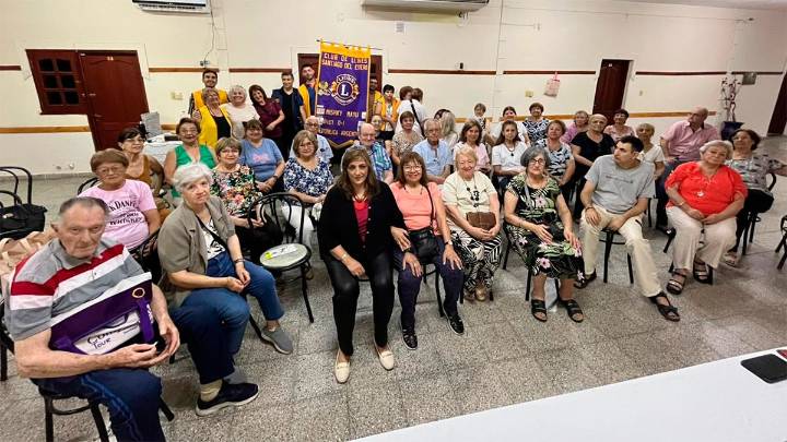 El Club de Leones Mishky Mayu realizó una charla-taller sobre el poder de la experiencia en la adultez activa