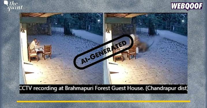 AI-Generated Clip Showing Tiger Attacking Man in Maharashtra Viral as Real