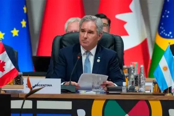 Argentina no apoyó el texto final del G20