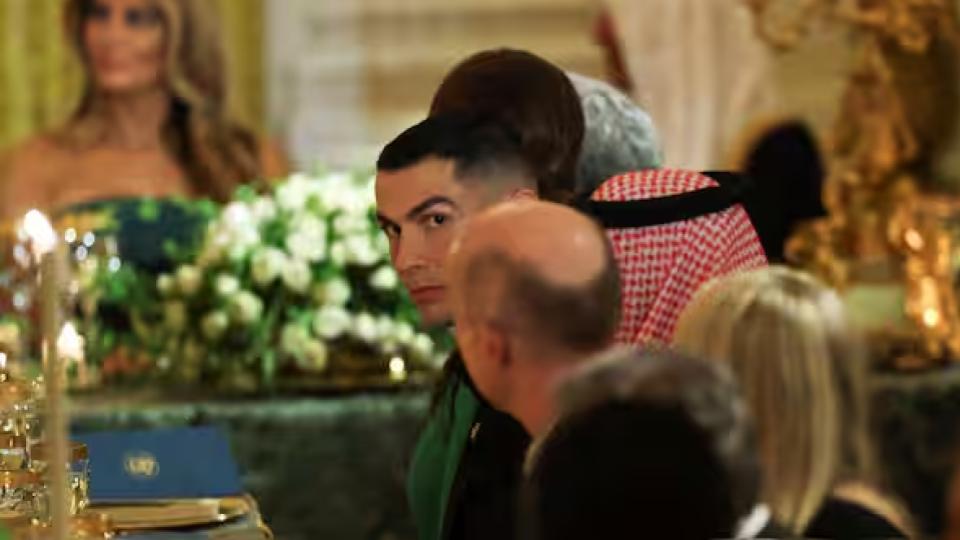 Ronaldo joins Saudi crown prince Salman during White House visit