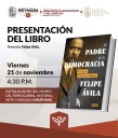 Invita Alcalde de Reynosa a la presentación del libro “El Padre de la Democracia”