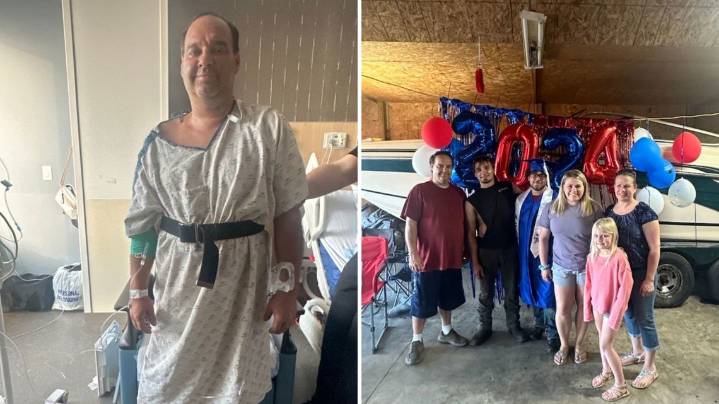 'A miracle from God': Man recovering after falling, being impaled by metal pole