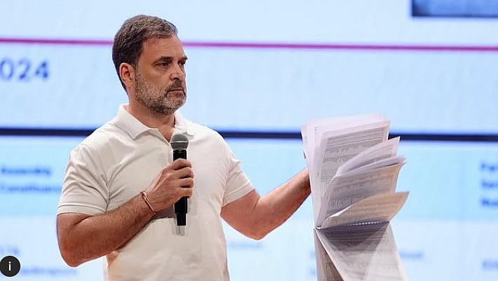 'H Files...': Rahul Gandhi Addresses Media With 'Vote Chori' Data from Haryana