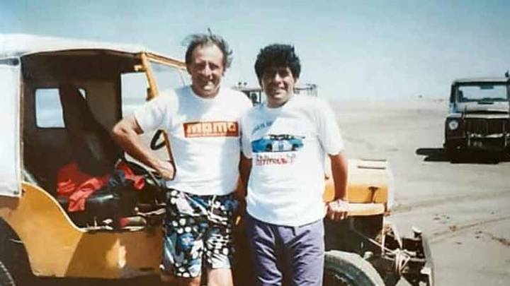 El Vasco y el Diego, una amistad impensada que nació entre tiburones