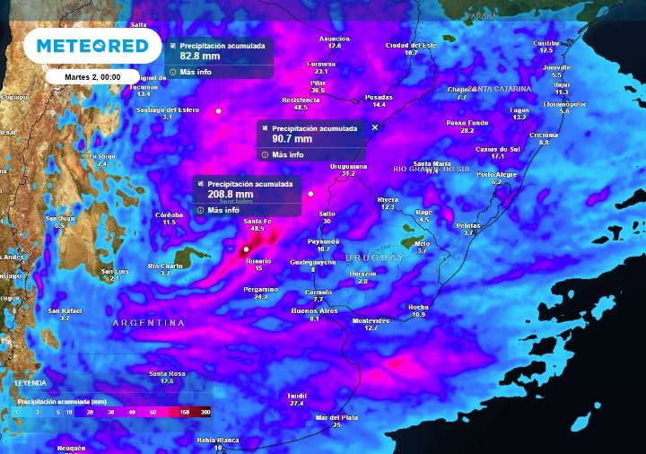 ¡Otro día con alertas amarilla y naranja por tormentas en 20 provincias! Estos serán los sectores con mayor riesgo hoy