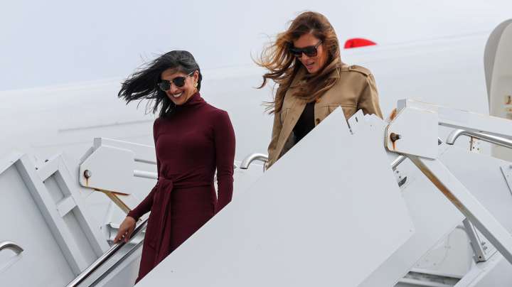 Melania Trump's Rare Outing With Usha Vance Is A Style Showdown