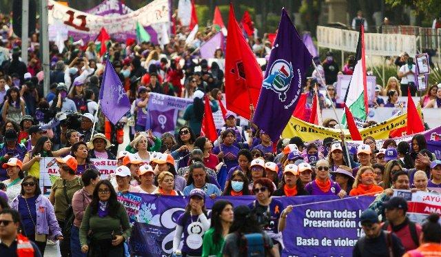 Marcha del 25N en CDMX, mujeres exigen justicia y un alto a la violencia de género