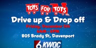 KWQC to host Toys for Tots Drive