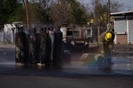 Estalla camioneta de repartidora de Gas Silza en Mexicali