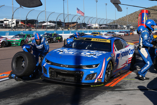 Kyle Larson wins second NASCAR championship, denying Denny Hamlin