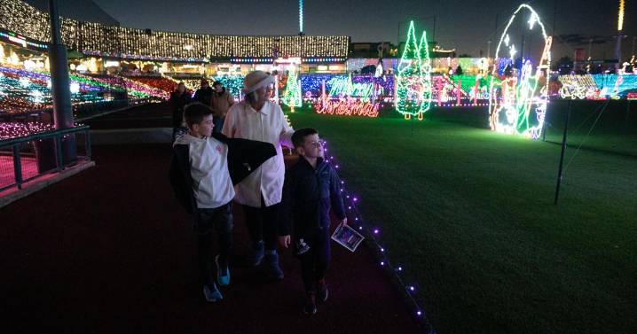 Holiday lights fill Parkview Field