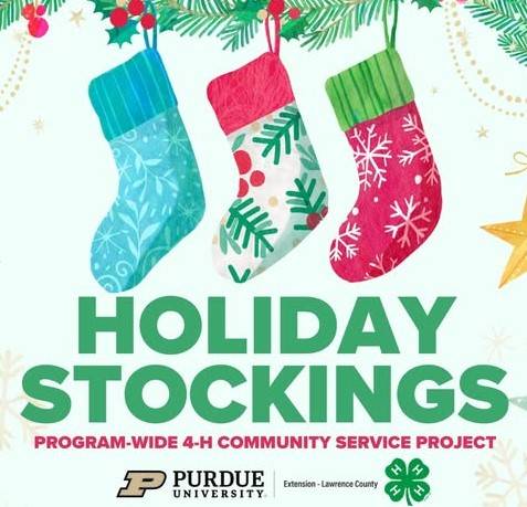 Purdue Extension launches Holiday Stocking Drive for local shelters