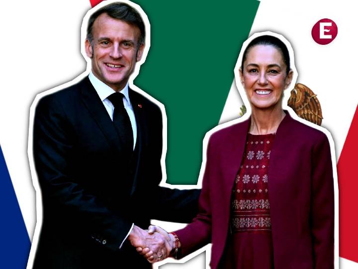 Sheinbaum tiene encuentro con Emmanuel Macron en la CDMX