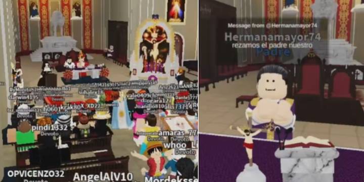 Iglesia peruana celebra misas virtuales en Roblox dentro de una réplica digital de la Catedral de Chiclayo